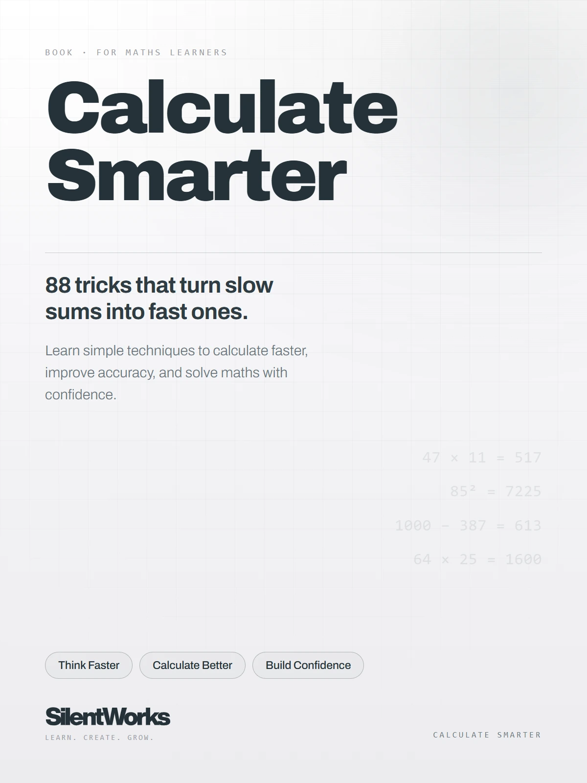 Calculate Smarter book cover